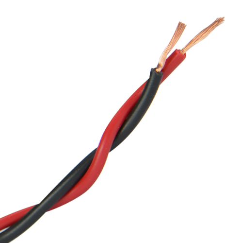wire， twisted pair， socket cable， red and black colored thread