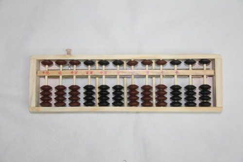 185-12 double color wooden abacus with windlass printing without paint domestic hot selling