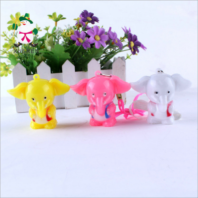 The Baby Elephant Pendant pendant jewelry market hot flash light toys Yiwu small commodity wholesale supply