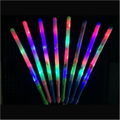 Selling creative light sticks stick children flash stick concert props stall selling luminous stick