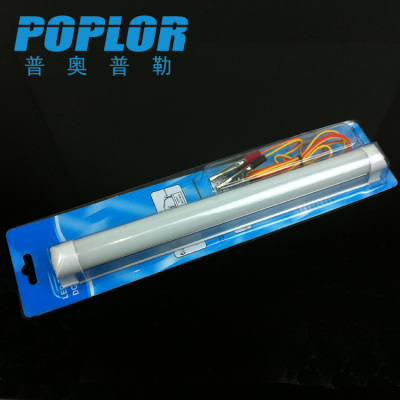 LED fluorescent lamp / DC12V / T8 / 9W/ with wire clip lamp  /0.3M / night market stall lamp