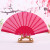Flat plastic fan color can be customized advertising fan to sample custom factory