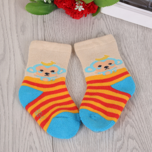 baby baby boys and girls socks pure terry spring and autumn summer medium thick warm cotton