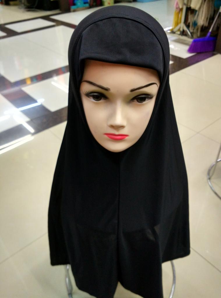 中东阿拉伯围巾头巾 穆斯林系列 常规素版冰丝头巾