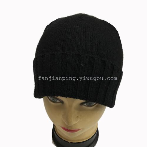 Best Seller in Europe and America Thin Spring and Autumn High-Grade Cashmere Knit Casual Ski Cap