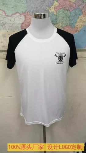 short sleeve t-shirt outdoor round sports advertising shirt diy activity class uniform blank t-shirt customization