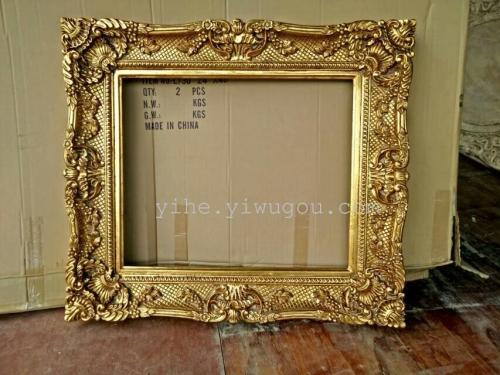 Export Ancient & Gold European Style Empty Frame | Hotel KTV Project with Picture Frame | Wedding Props Empty Frame Frame