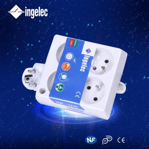 factory direct 4-position socket european french jack patch panel socket