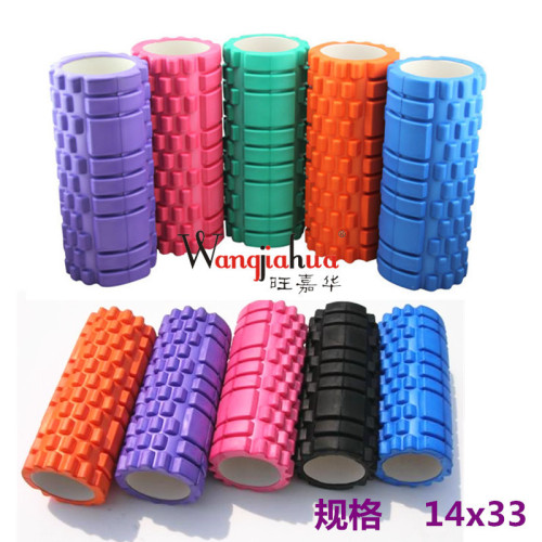 33cmeva Wolf Tooth-Shaped Foam Roller Hollow Foam Roller Balance Bar Pilates Yoga Column Multi-Color