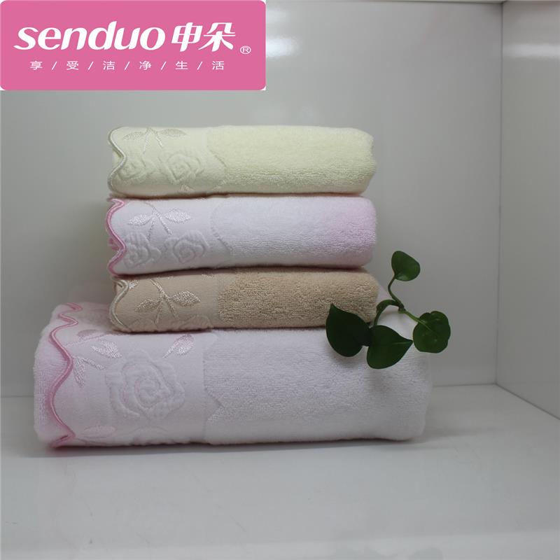 Shanghai Flower Monet rose towels three piece with gift box...
