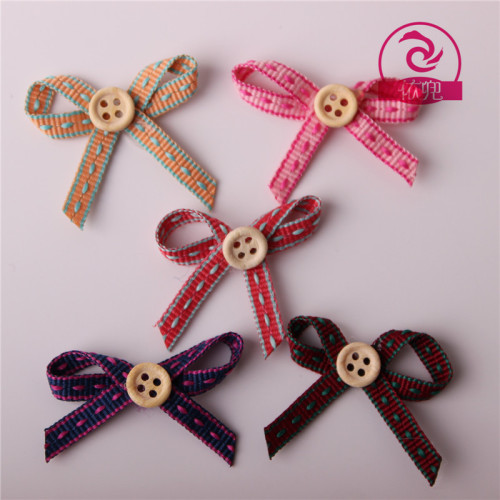 jumper ribbon wooden buttons bowknot girls‘ socks hat accessories