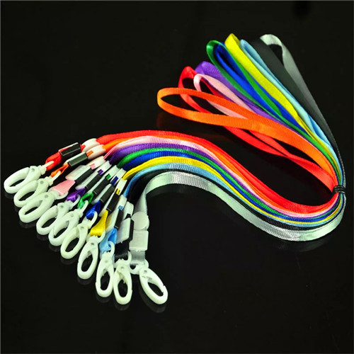 1cm Colored Gold Wire Plastic Hook Chest Card Strap Rope Strap