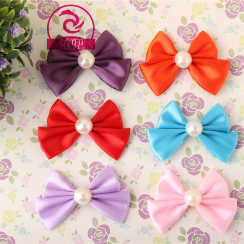factory wholesale handmade pearl bow candy box bow decoration accessories