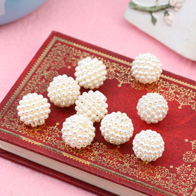 Five pieces of combination yangmei beads diy beaded material imitation pearl multicolor bead powder
