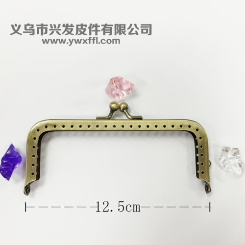 12.5cm Square Coin Purse Accessories Handmade DIY Mouth Gold Bag Clip Luggage Accessories