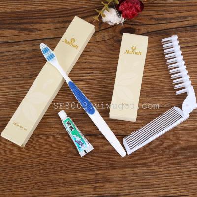 Hotel the disposable supplies (set), toothbrush, comb, sewing kit, soap and other manufacturers direct sales