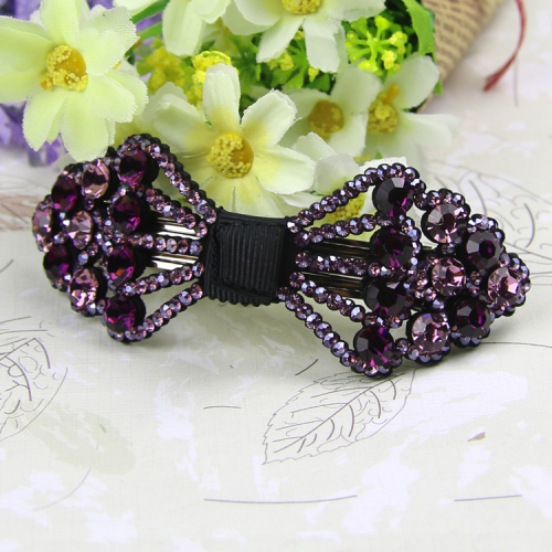 korean new hair accessories hollow flower-shaped barrettes automatic clip simple fashion