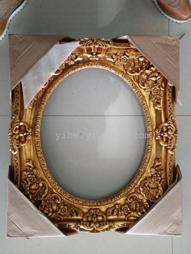 manufacturers export european photo frame wholesale | 12x16 | ancient gold siamese frame | oval empty frame