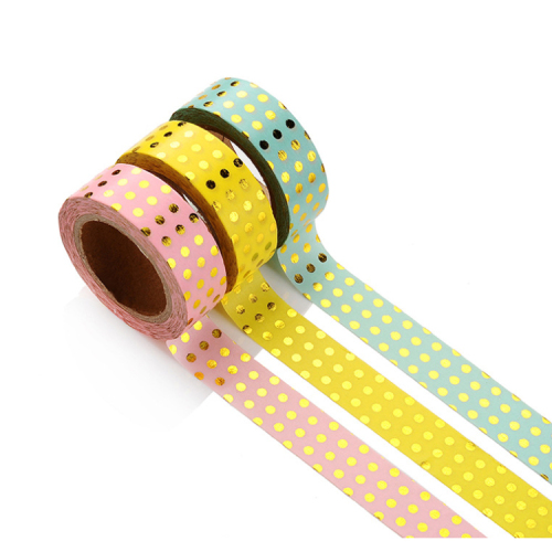 AliExpress Gilding and Paper Adhesive Tape Color Full Roll Decorative Label Diary Journal Paper