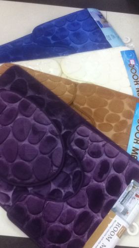 Stone Pattern Three-Piece Waterproof Non-Slip Soft and Comfortable Suitable for Toilet Easy to Clean