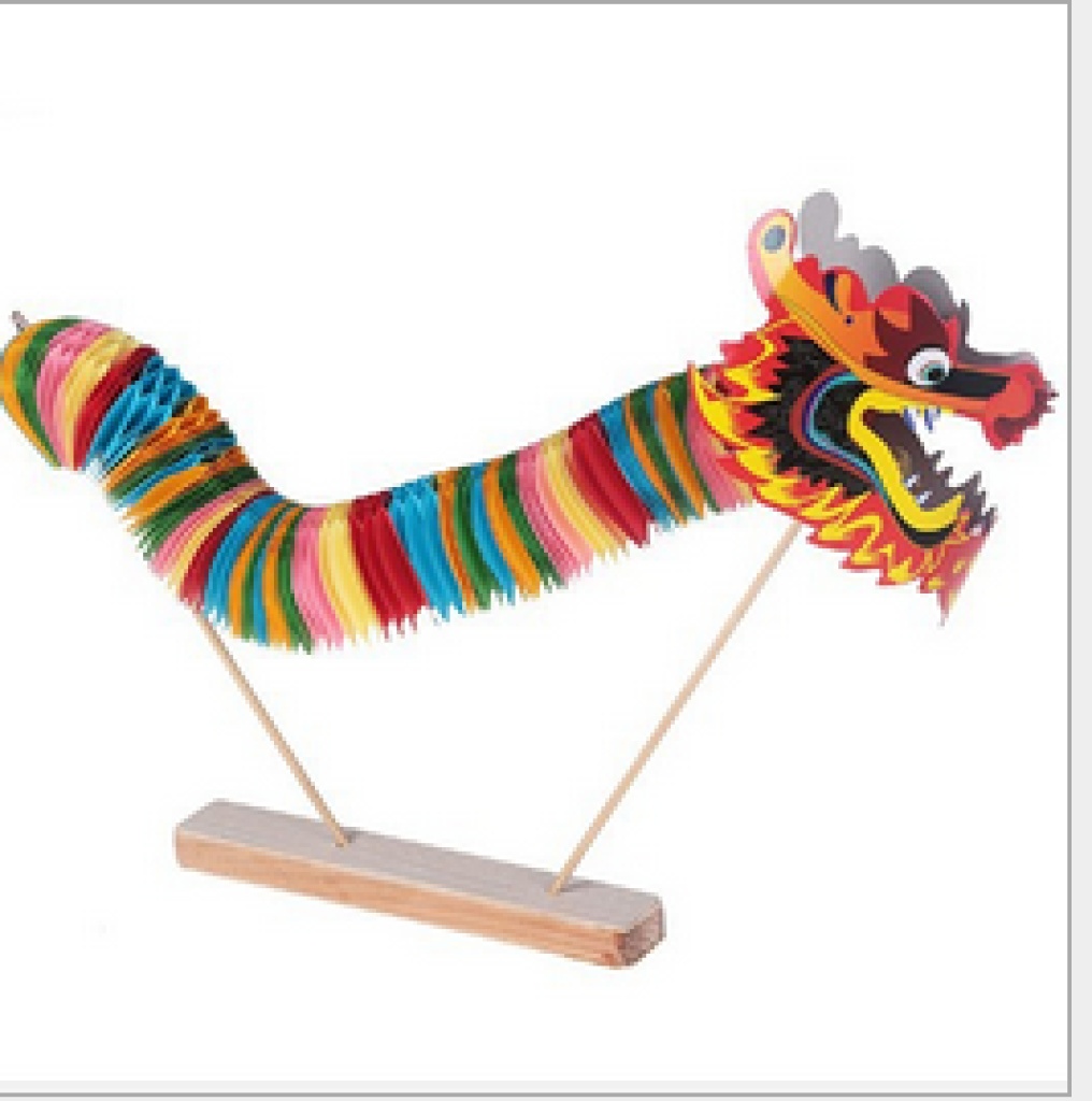 Supply Manufacturers of Chinese paper dragon craft products-