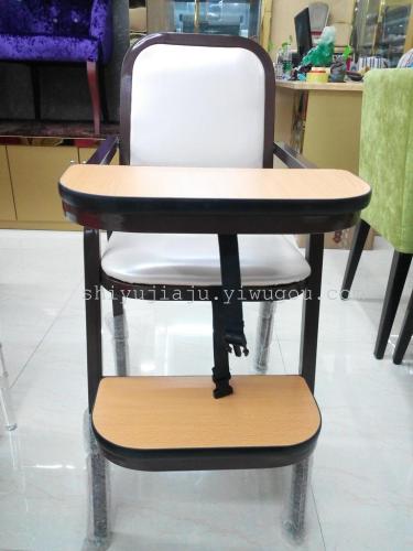 zhejiang shaoxing baobao chair direct hotel baby dining chair metal beibei chair folding bb chair