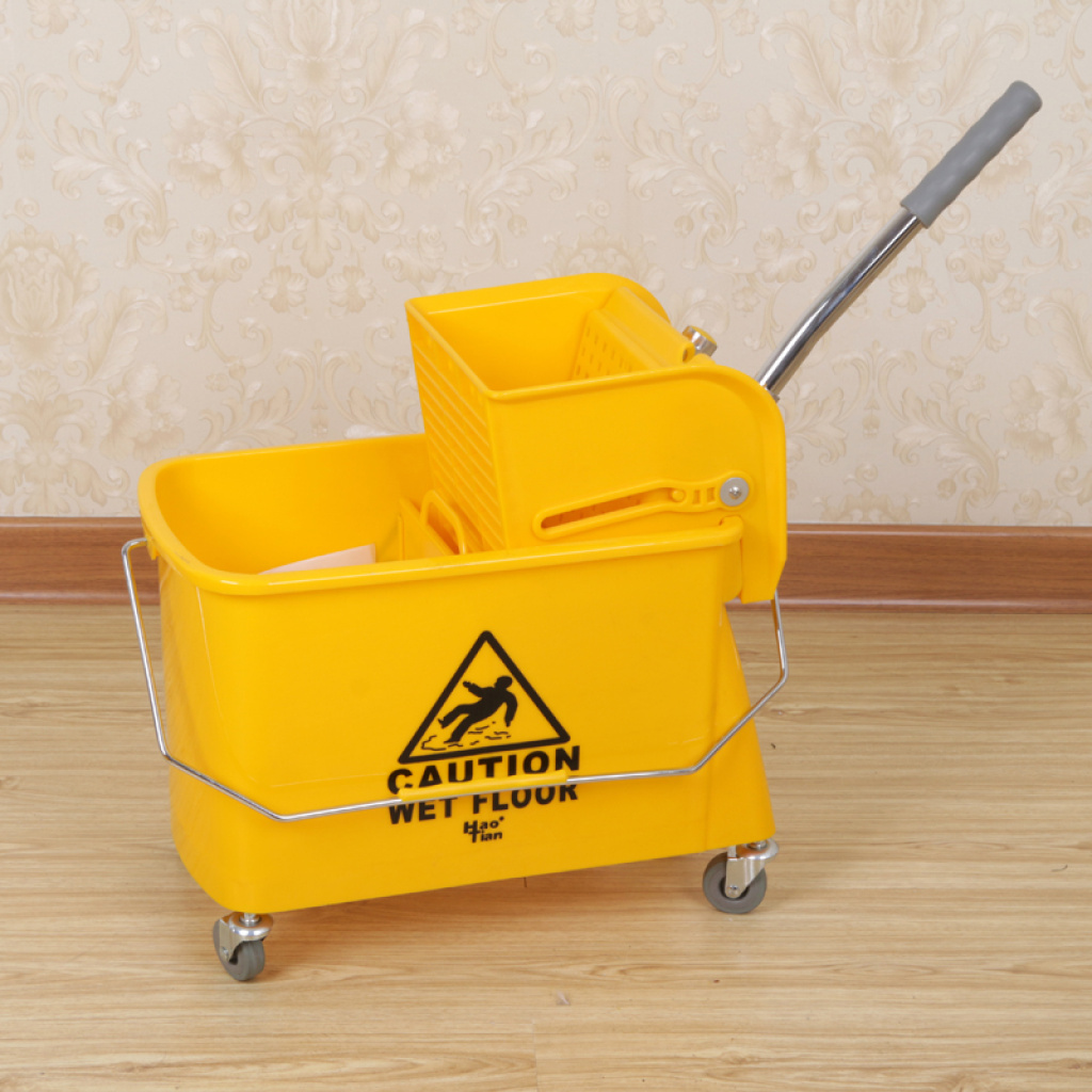 20升单桶榨水车 洗拖把甩水柞水车挤水桶