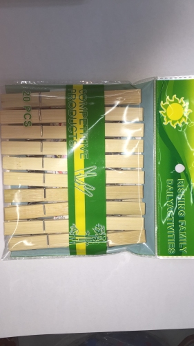 Natural Bamboo Clothespins Clothespins Clothesline Folder