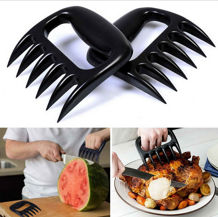 TV new bear claws tearing meat meat for food grade PC bear claw meat packing English recommended