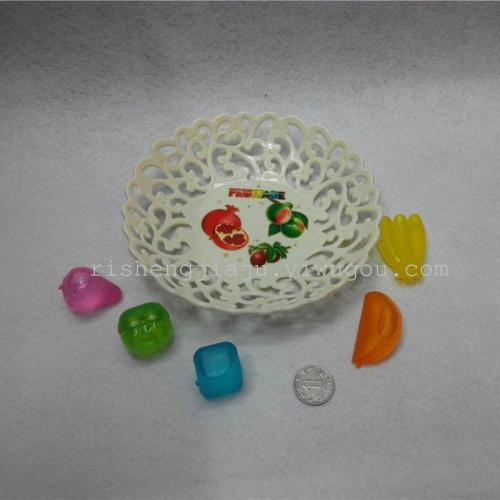 new cloud pattern printing fruit plate hollow flower paper fruit plate rs-4677
