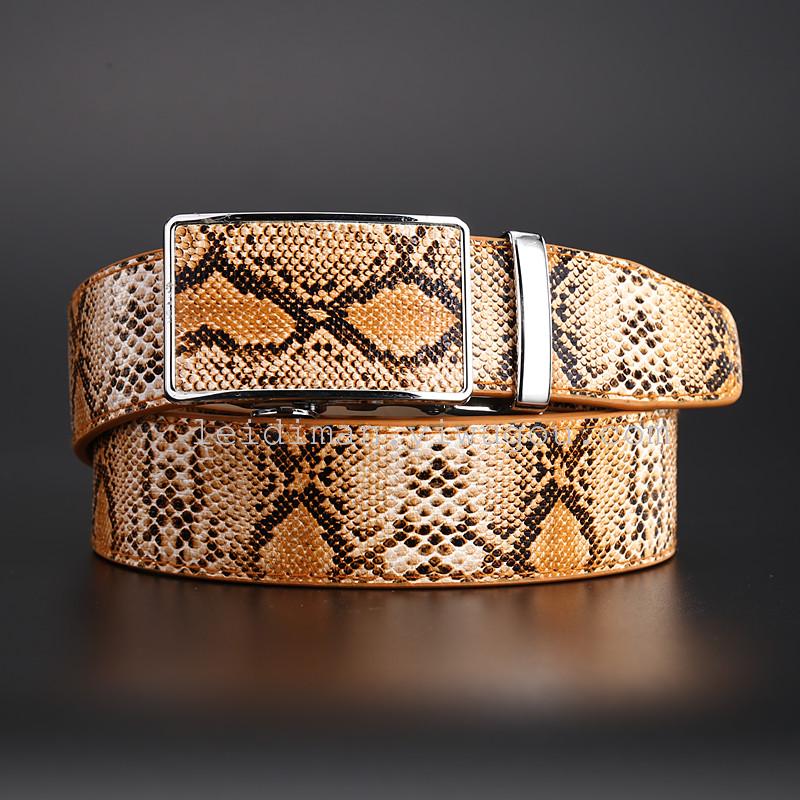 leather belt serpentine belt business joker taobao waterfall
