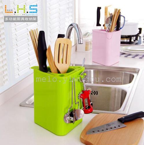 multi-function kitchen storage container-tool storage rack， kitchen supplies storage basket
