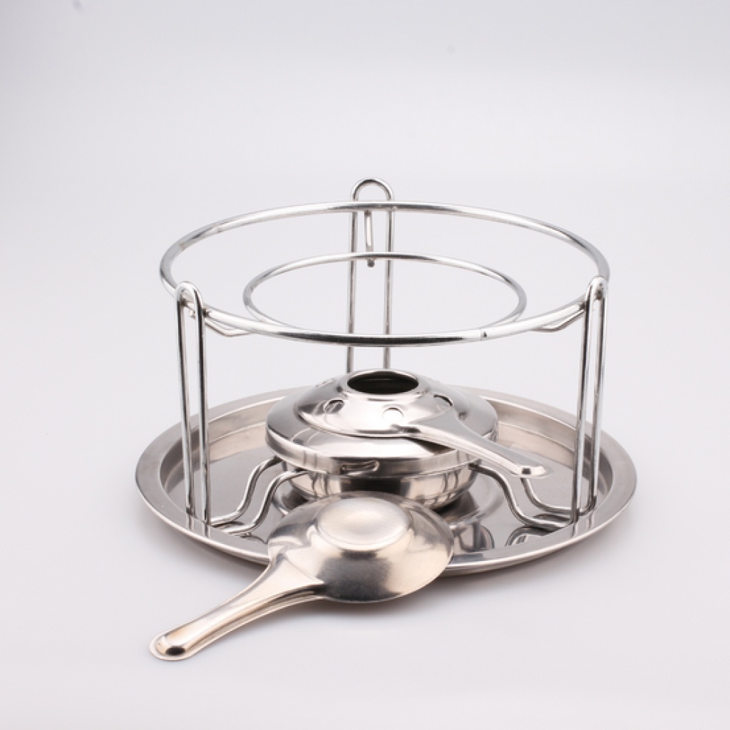 酒店用品 固体液体酒精炉三脚炉酒精架圆形酒精