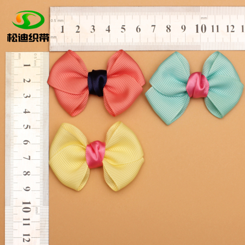 factory direct rib ribbon ribbon bow children‘s bow girl‘s clothing accessories