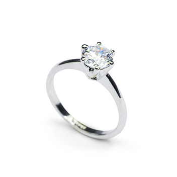 ITALINA classic six claw ring Regency accessories selling Korean trendy diamond card Bao pedicle