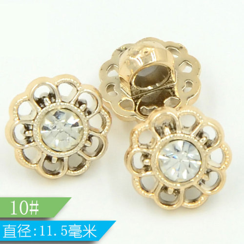 Plastic Resin Crystal Button