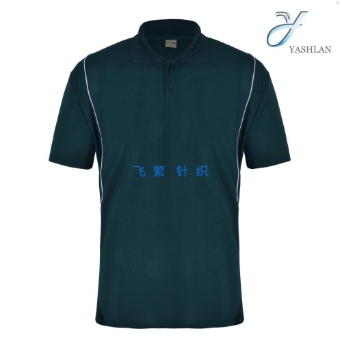 round men‘s cultural advertising shirt rice grain rice grain mesh quick-drying breathable cooldry sports bird eye cloth t-shirt