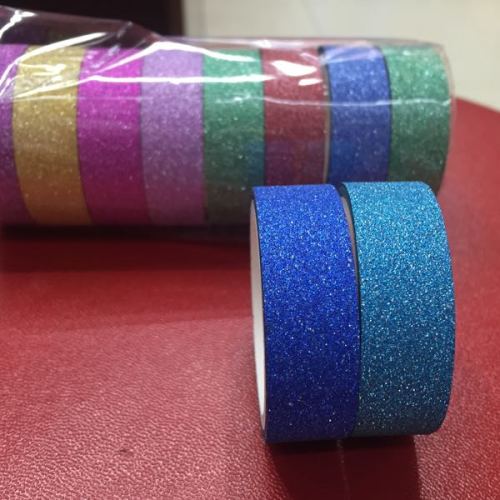 glitter tape decorative sealing transparent tape gift tape color tape multi-color tape
