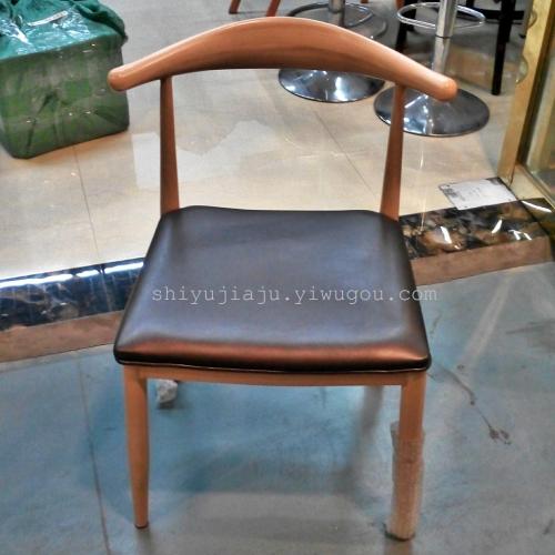 Zhejiang Wenzhou Restaurant Ox Horn Chair Ghost Chair Hotel Restaurant Imitation Wooden Chair