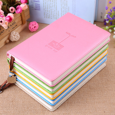 25K Candy Color Leather Covered Notebook Notepad