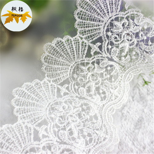 factory direct water soluble embroidery polyester lace diy decorative fabric