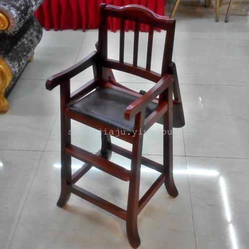 Zhejiang Hangzhou Hotel Family Baby Dining Chair Solid Wood Beibei Chair Folding BB Chair