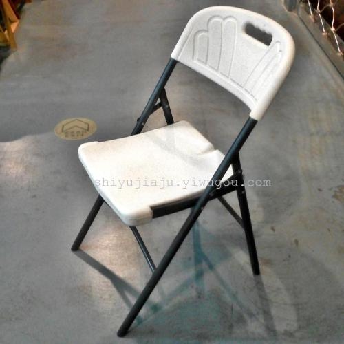 Outdoor Folding Chair Hotel Banquet Chair Hollow Blow Molding Folding Dining Table and Chair