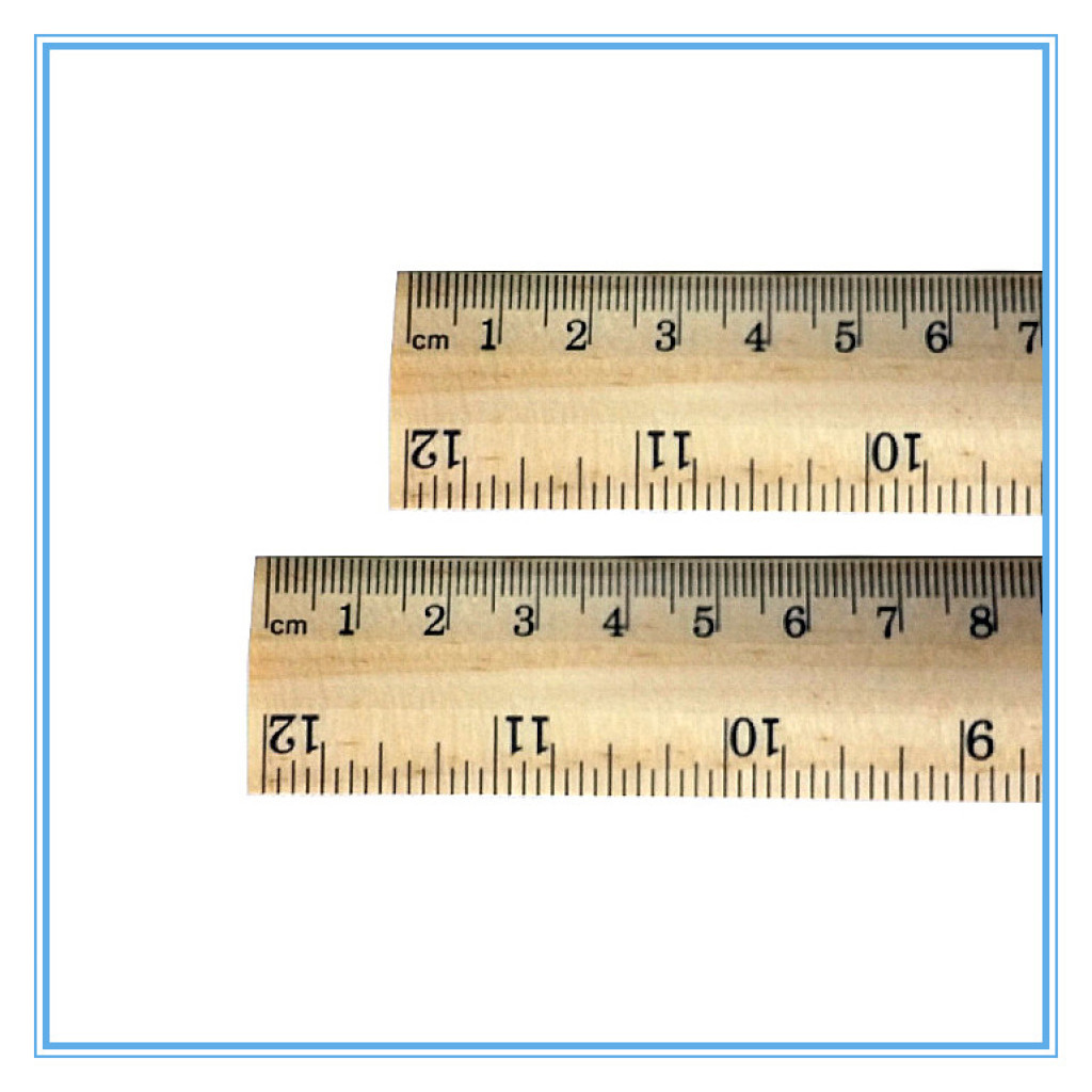 尺子 直尺 文具 sm3026b原木尺 2.6白木尺