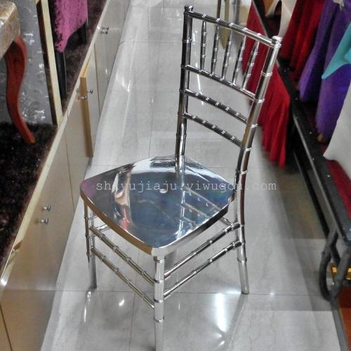 Yiwu Factory Direct Sales Metal Chivari Chair Foreign Trade Outdoor Wedding Bamboo Chair