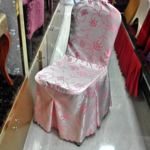Factory Direct Sales Hotel Restaurant Cloth Product Tablecloth Chair Cover Chinese Wedding Banquet Chair Cover