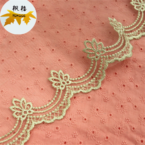 Factory Direct Sales Gold Thread Mesh Lace DIY Bow Material