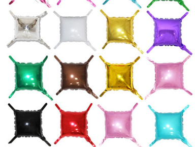 square four tails link ball for party festivals product aluminum foil balloon tail ball new arrival
