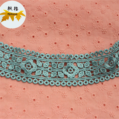 Factory Direct Sales High Quality Polyester Bilateral Flower Lace