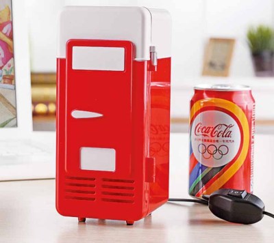 Summer product USB refrigerator car office Mini Fridge cold and hot refrigerator